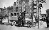 Buss på busslinje Adolfsberg - Örebro på Järntorget, 1922