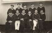En grupp med sjömän, 1910-tal