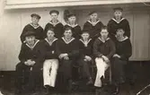 En grupp med sjömän, 1910-tal