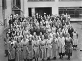 Personal på AB Lindberg strå- & filthattfabrik, 1930-tal