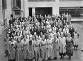 Personal på AB Lindberg strå- & filthattfabrik, 1930-tal