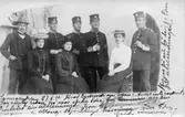 Gruppbild i ateljé, 1903-05-27