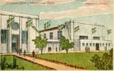 Maskinhallen på Örebroutställningen i Västra Mark, 1928