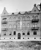 Byggnad på Olaigatan, ca 1903