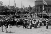 Etthundrafemtio-årsminnet av Jonas Alströmers dödsdag högtidlighålles den 2: juni 1911.