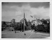 Lilla Torget i Alingsås under 300-års Jubileet 1919.