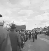 Demonstration. Troligen 50-60 talet.