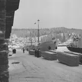 Fartyget Land Hadeln vid kaj

