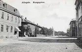 Vykort med motiv från Kungsgatan Alingsås.