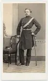 Kabinettsfotografi - löjtnant Ludvig Schubert