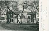 Vykort - Gamla teatern, Chateau Barowiak, Uppsala 1910