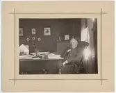 Professor Herman Rydin i herrummet, Walmstedtska gården, Uppsala