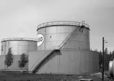 Oljecisterner vid Oljehamnen, 1950-tal