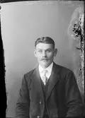 Olof Zetterqvist från Väddika, Hökhuvuds socken, Uppland 1916