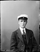 Ateljéporträtt - student, Östhammar, Uppland