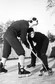 Skolhockeytunering på Örnsro Idrottsplats, 1955