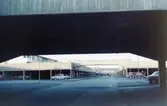 Broar vid parkeringen vid bostadsområdet Oxhagen, 1970