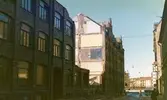 Rivning i kvarteret Tullen, våren 1975