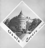 Örebro slott från slottsparken, 1950-tal