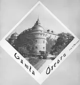 Örebro slott från slottsparken, 1950-tal