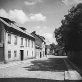 Huslänga på Kyrkogårdsgatan 34, 1952