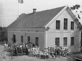 Skolavslutning i Knarsta skola, Stora Mellösa, 1961-06-15