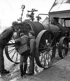 Lokomobil vid gamla brandstationen.