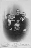 Familjen Bergqvist hos fotografen, 1876