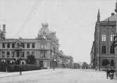 Edwalls hörna och Rådhuset, 1895 ca