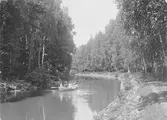 Roddtur på Hjälmare kanal, 1890-tal