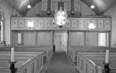 Interiör Sandhems kyrka, Mullsjö kommun.