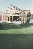 Långåker 1:3 cirka 1990 vid bygget av Hembygdsgårdens nya ladugård.
