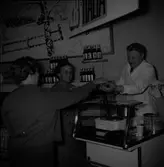 Köttaffär. Troligen 50-60 talet.