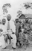 Evangelist Bokange med familj, 1940-tal