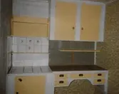 Köksinteriör från Gruvstugan, 1990-tal