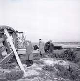 Skurverket i Jordhamn under återuppbyggnad den 17/10 1962.