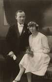 Brudpar i Skagershult, 1928
