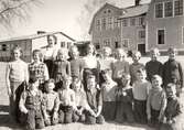 Skolklass på Hagaby skola, 1950-tal