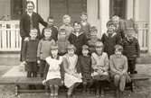 Skolklass på Hagaby skola, 1928-1929