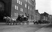 Likfärd längst Fabriksgatan, 1930-tal