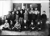 Skolklass i Gimo Folkskola, Uppland 1934