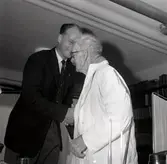 Poströstning vid landstingsvalet. Kronikerhemmet på lasarettet den 21/9 1958