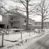 Ny tillbyggnad på lasarettet.