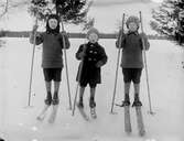 Barn på skidor