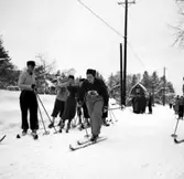 Idrottstävling, skidlöpning.