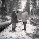 Skogsavverkning i Böda. Skogsmaskinen 