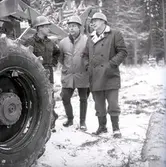 Skogsavverkning i Böda. Skogsmaskinen 
