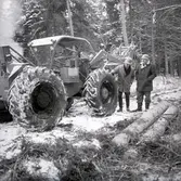 Skogsavverkning i Böda. Skogsmaskinen 