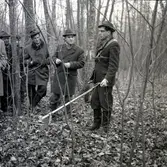 Skogsvårdskurs i Gärdslösa. Maskin förevisas.