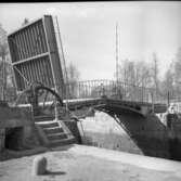 Järnbron över Götakanal i Forsvik.